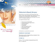 Tablet Screenshot of beautynirvana.com.au